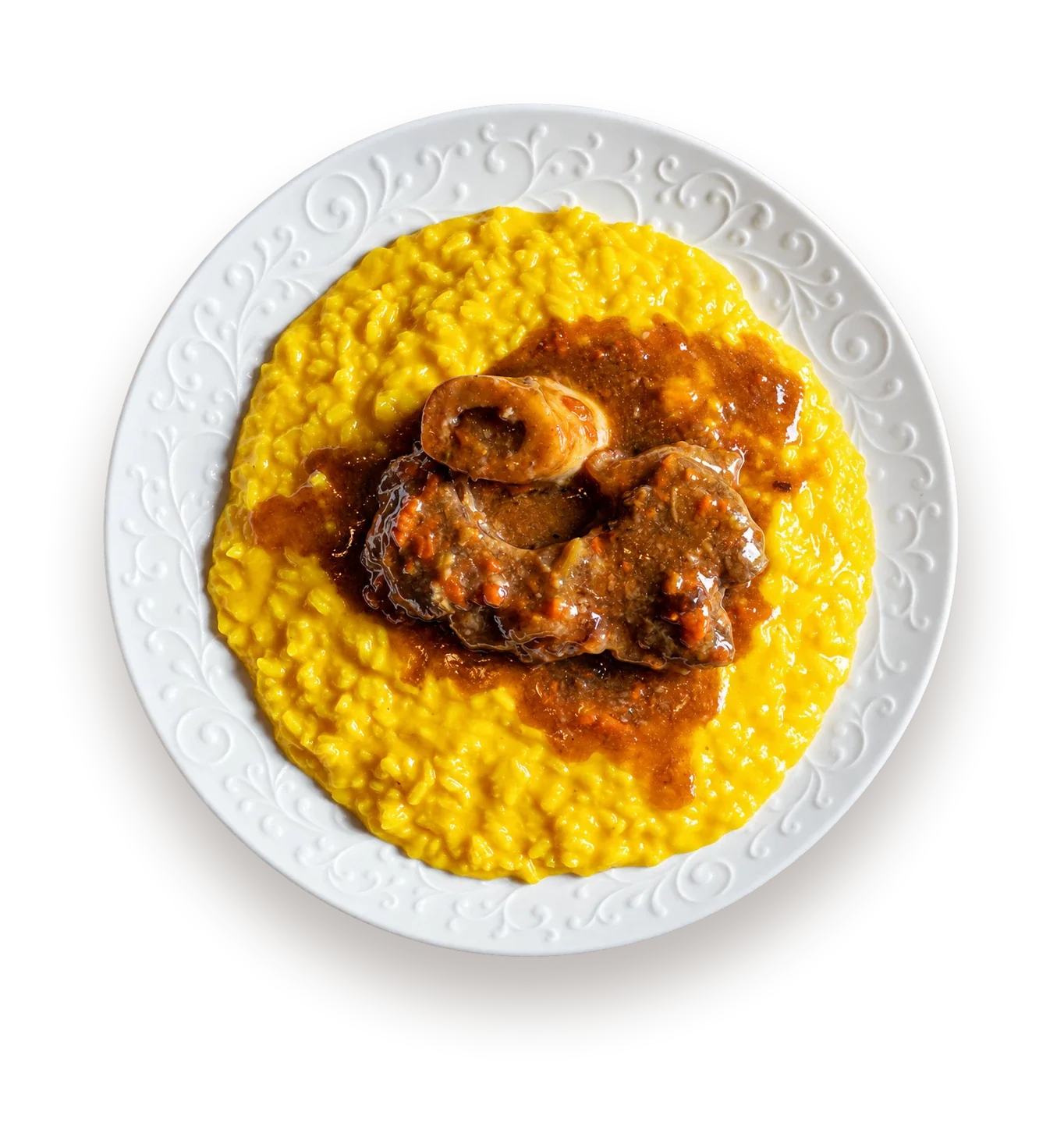 Risotto alla Milanese con ossobuco